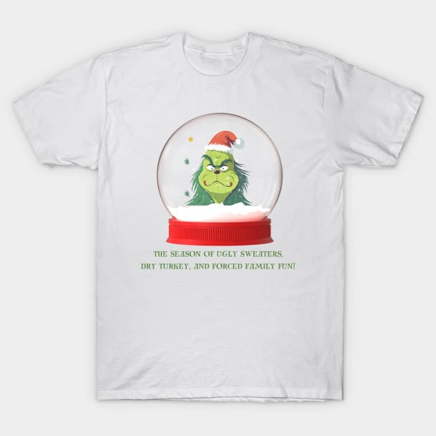 Christmas Grinch T-Shirt by TeawithAlice